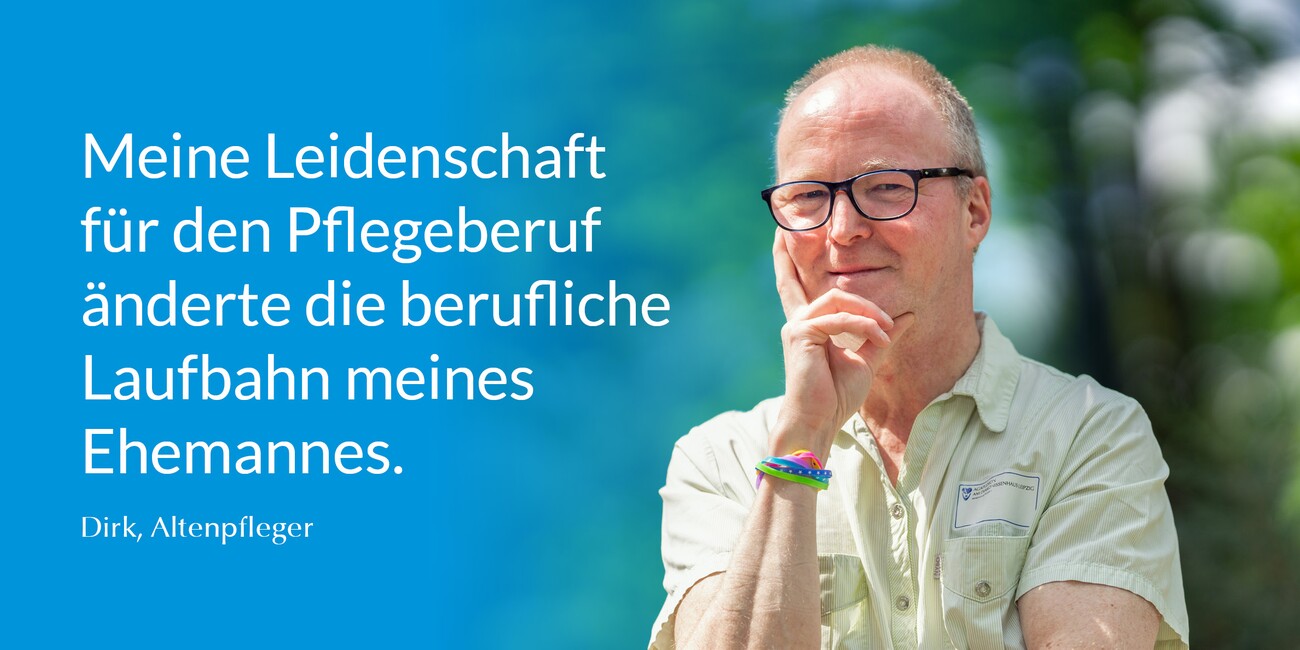Altenpfleger Dirk, Teilnehmer am Diversity-Projekt